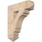 Ekena Millwork Merced Arts & Crafts Smooth Bracket, Douglas Fir, 5 1/2"W x 22"D x 26"H BKT06X22X26MRC03SDF - alternate 1